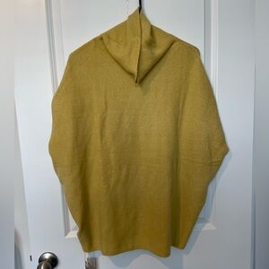 Boutique Mustard Cowl Neck Sweater Vest